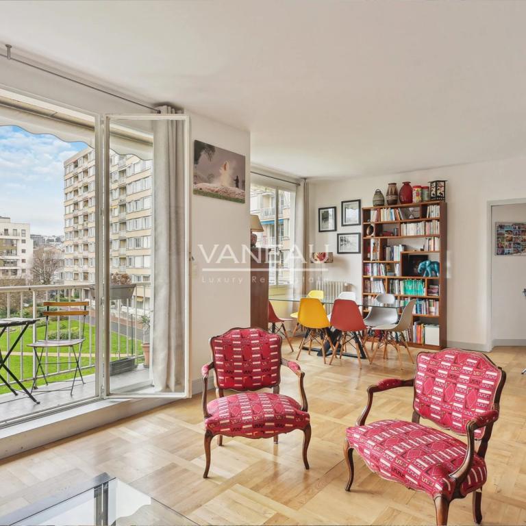 Appartement de 3 chambres - En étage avec vue sur jardins