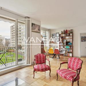 Appartement de 3 chambres - En étage avec vue sur jardins