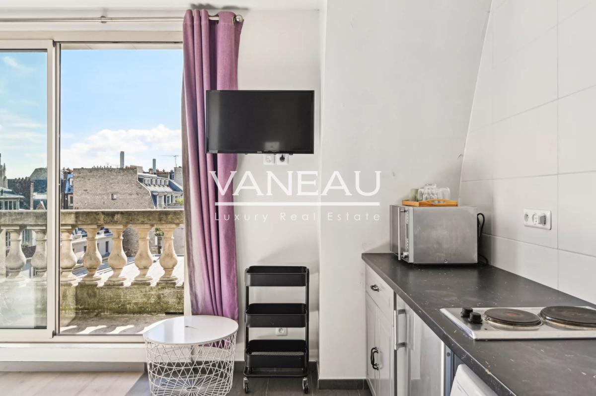 Paris 7e/Gros Caillou-Grenelle/Studio de 20,10 m² Carrez-Balcon-