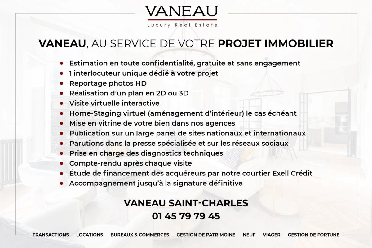 Vue tour Eiffel - appartement Saint Charles - Pont Mirabeau - Be