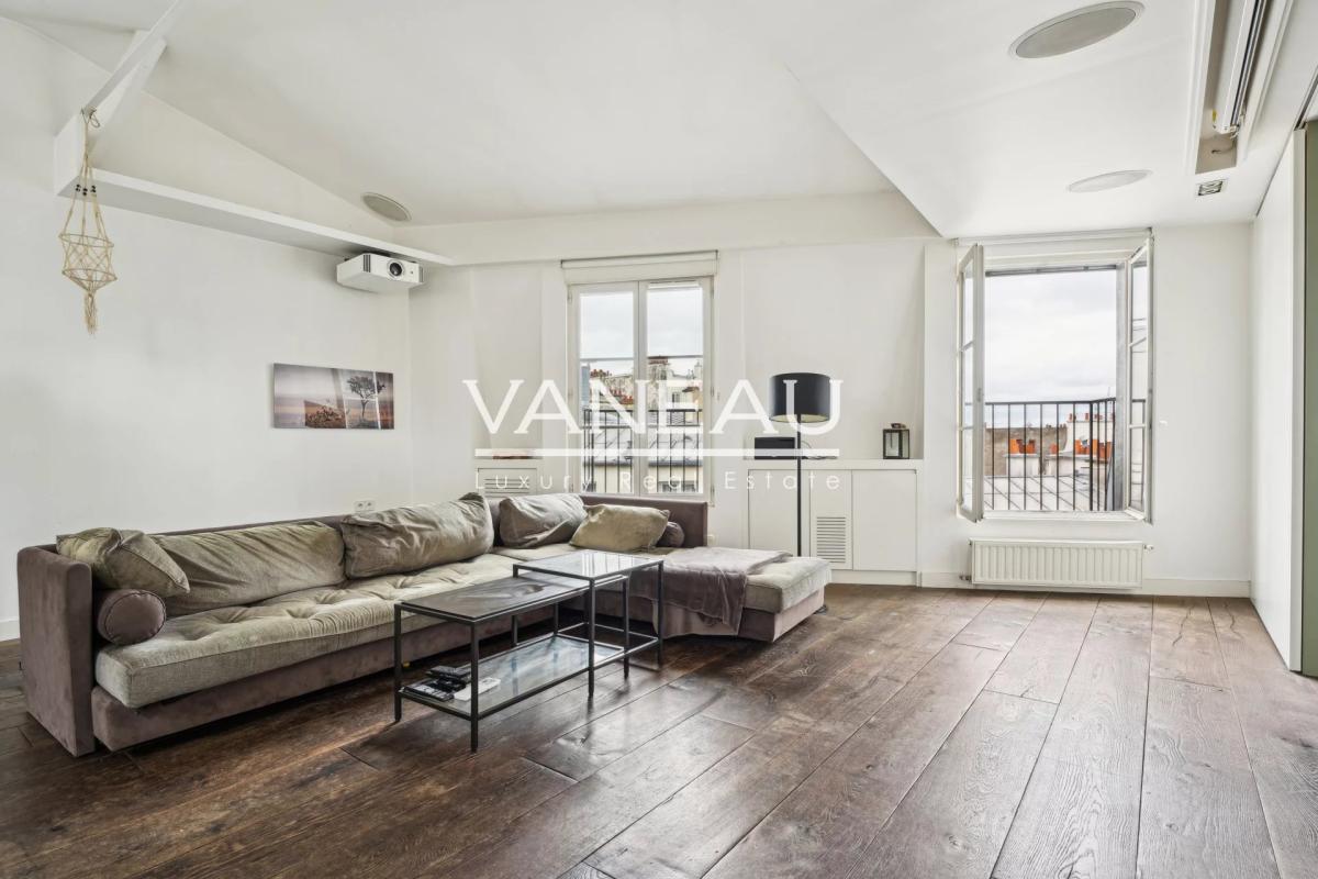 DERNIER ETAGE - Appartement en duplex avec vue Sacré-Coeur