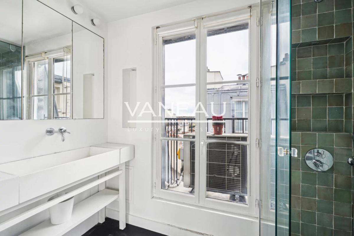 DERNIER ETAGE - Appartement en duplex avec vue Sacré-Coeur