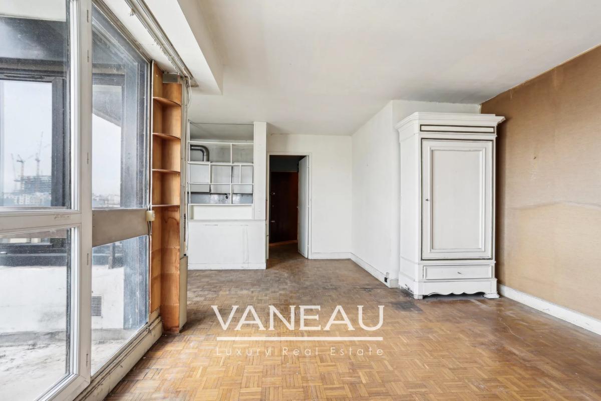 Studio avec balcon et vue dégagée